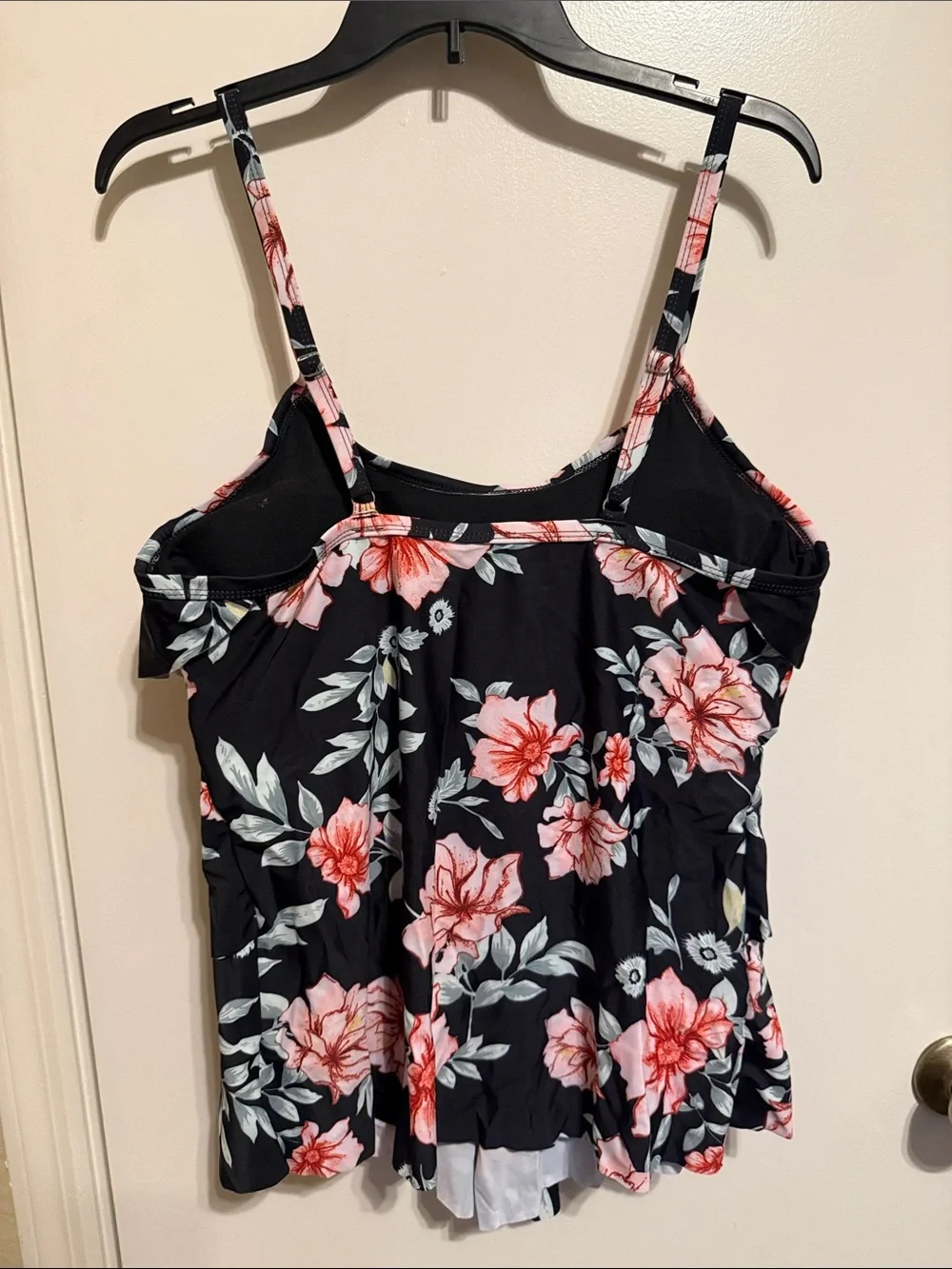 Floral Ruffle Camisole Tankini Set - Picture 5 of 12